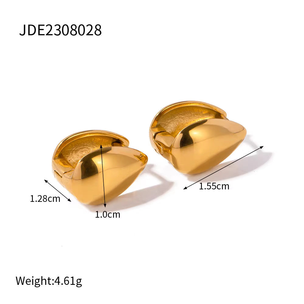 Butterfly Heart Start Stud Earring