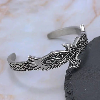 Silver Raven Bracelet