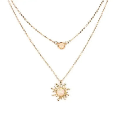 Sunburst Opal Necklace