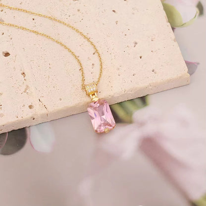Pink Zircon Necklaces