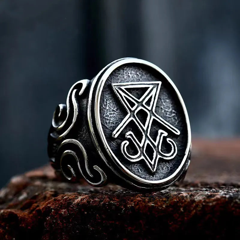 lucifer morning star ring