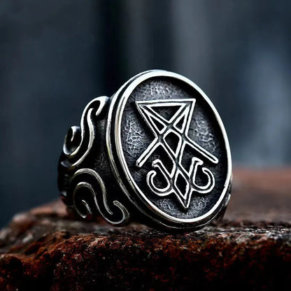 lucifer morning star ring