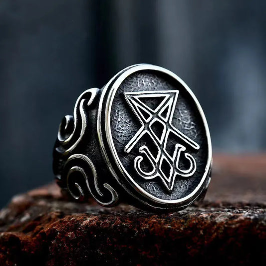 lucifer morning star ring