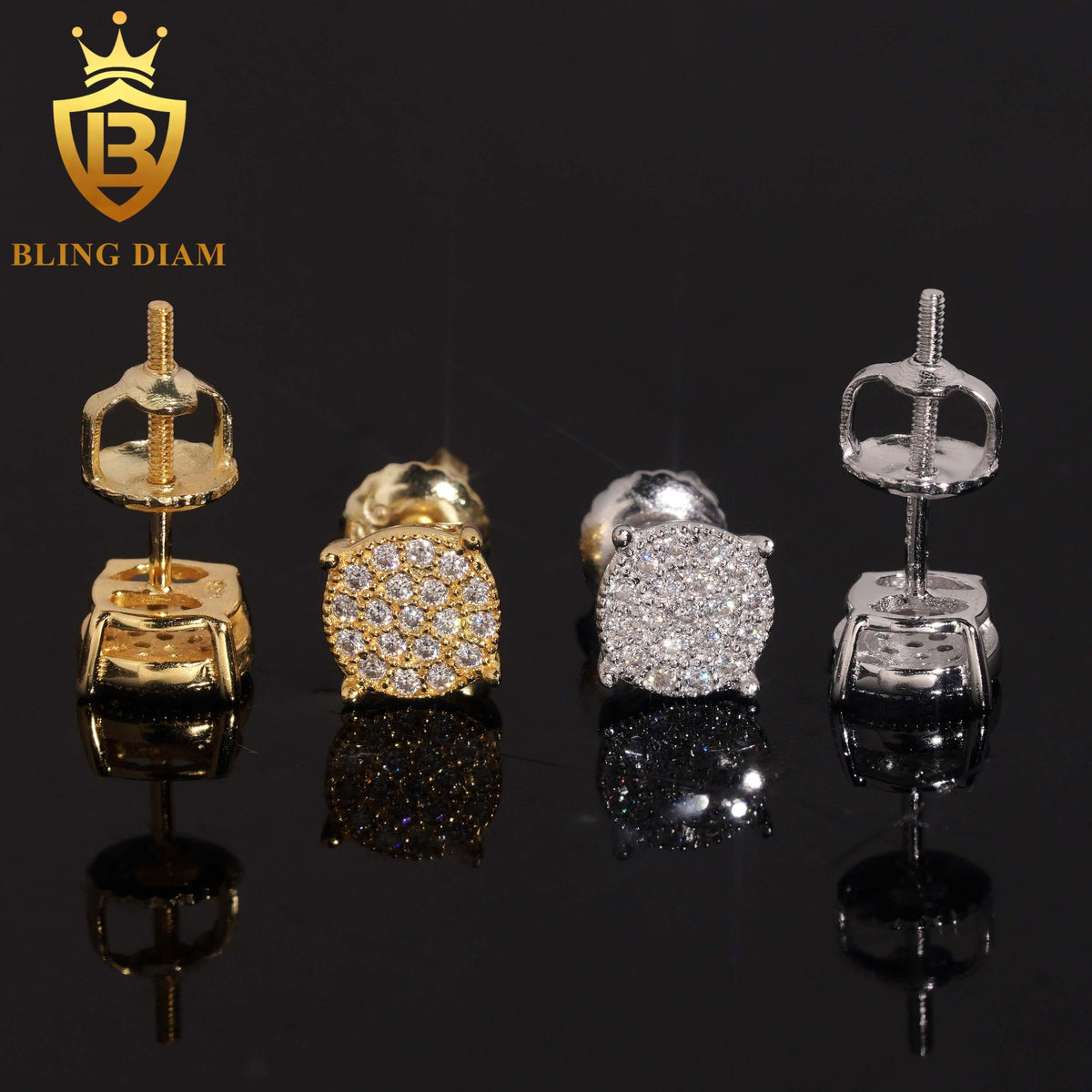 Moissanite Stud Earrings