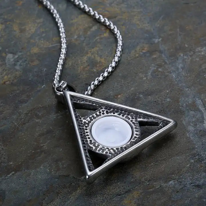 Silver Eye Necklace