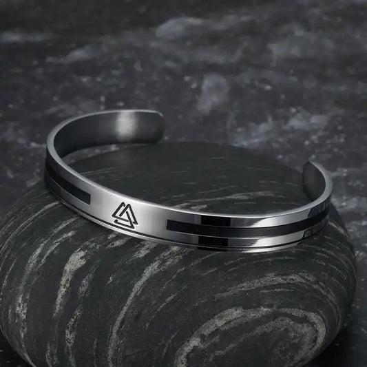 Valknut Steel Bracelet