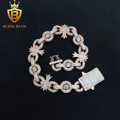 Cuban Cross Infinity Bracelet