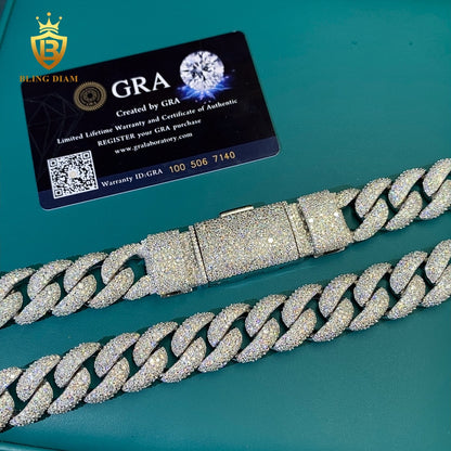 Miami 18mm 925 Sterling Silver Chain