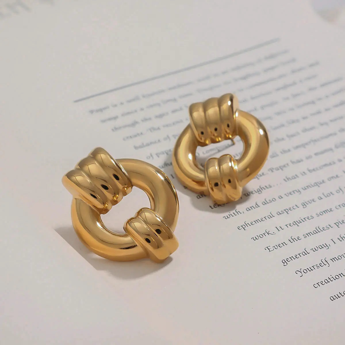 Geometric Stud Earrings