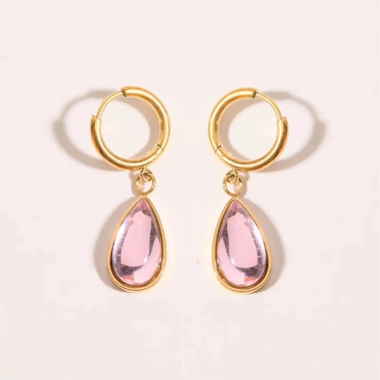 Zircon Drop Earrings