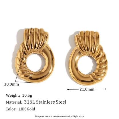 Stainless Geometric Studs