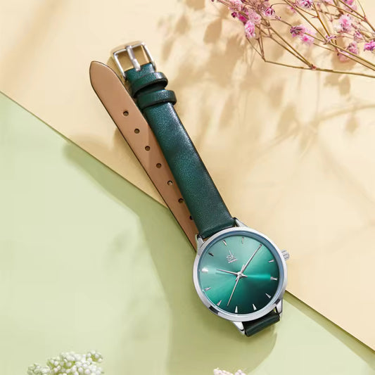 Emerald Steel Watch