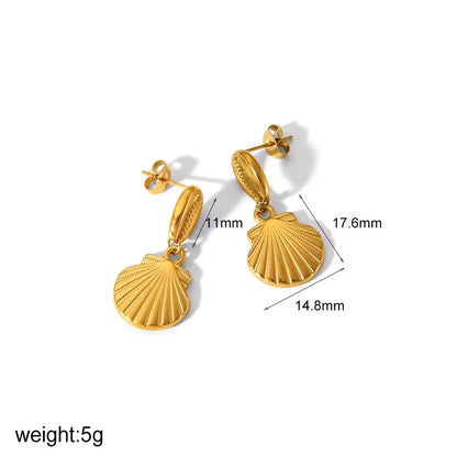 Stainless Ocean Earrings
