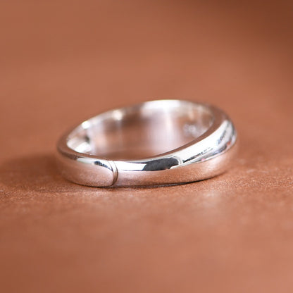 Smooth Silver Ring