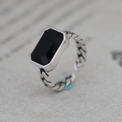 Zircon Inlay ring