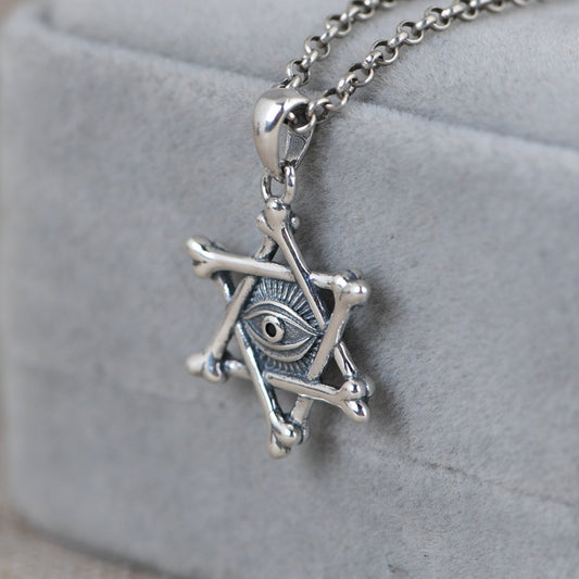 Bone Eye Pattern Necklace