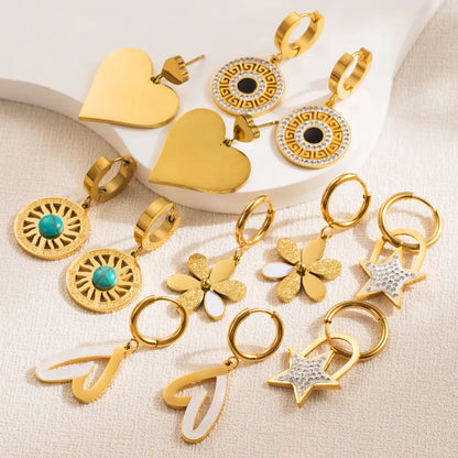 Geometric Pendant Earrings