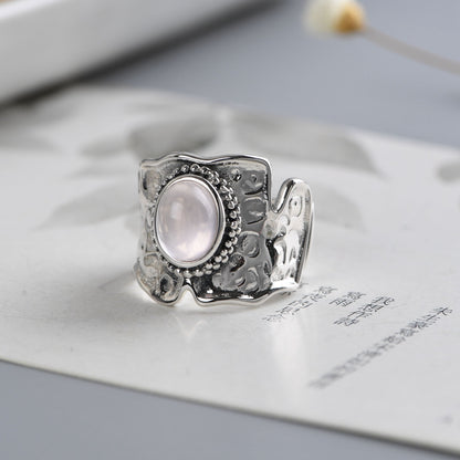 Crystal Curved Ring