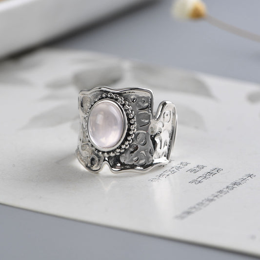 Crystal Curved Ring