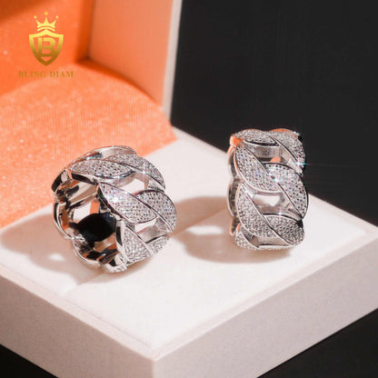 Cuban Moissanite Ring