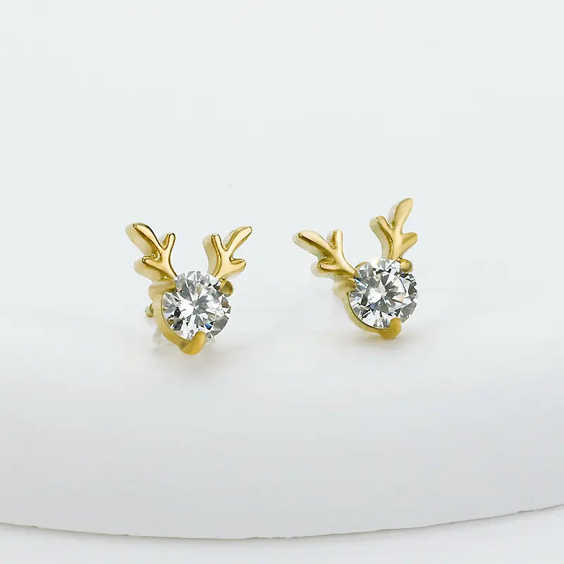 Deer Antler Earrings