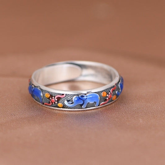 Elephant Cartoon Ring