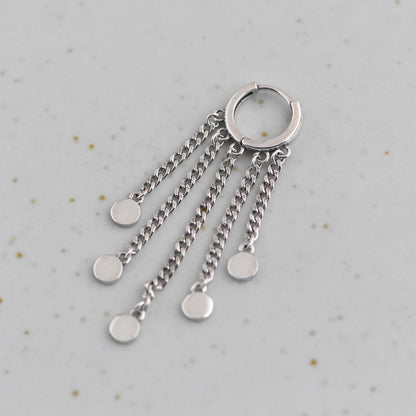 Long Chain Oil Dripping Earrings