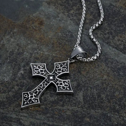 Vintage Christian Cross Necklace