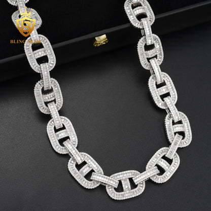 925 Sterling Silver Moissanite chain