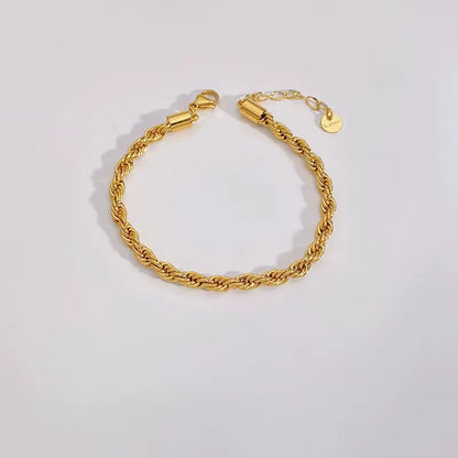 Flat Snake Chain Herringbone Bracelet