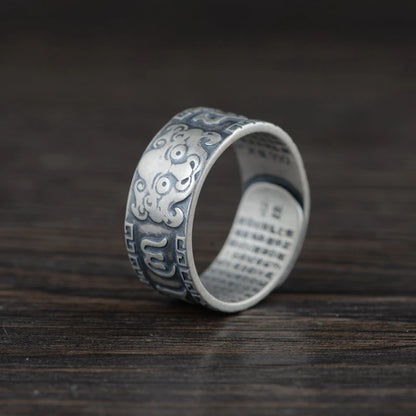 Buddhist Mantra Ring