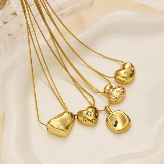 Gold Heart Necklace
