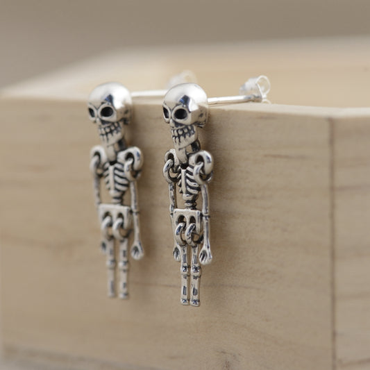 Skeleton Stud Earrings