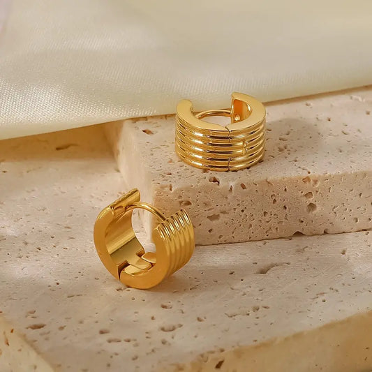 Chunky Hoop Earrings