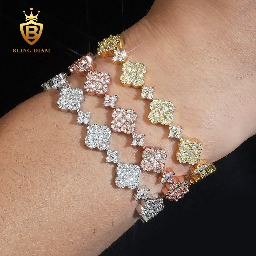 Luxury Four-Leaf Clover Bracelet
