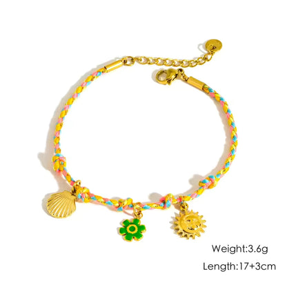 Colorful Braided Rope Bracelet