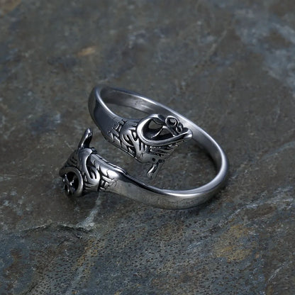 Silver Dragon Ring