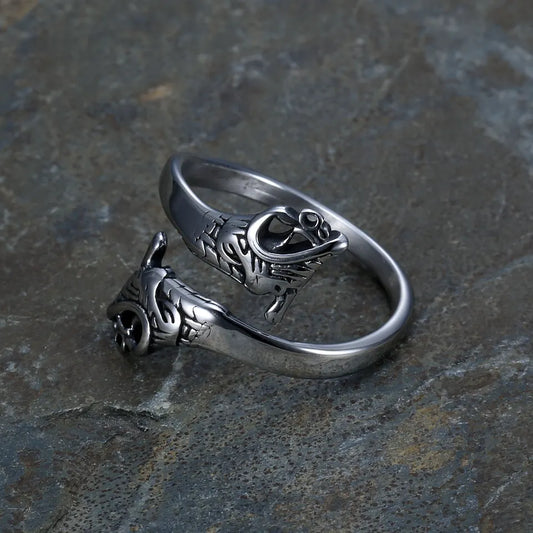Silver Dragon Ring