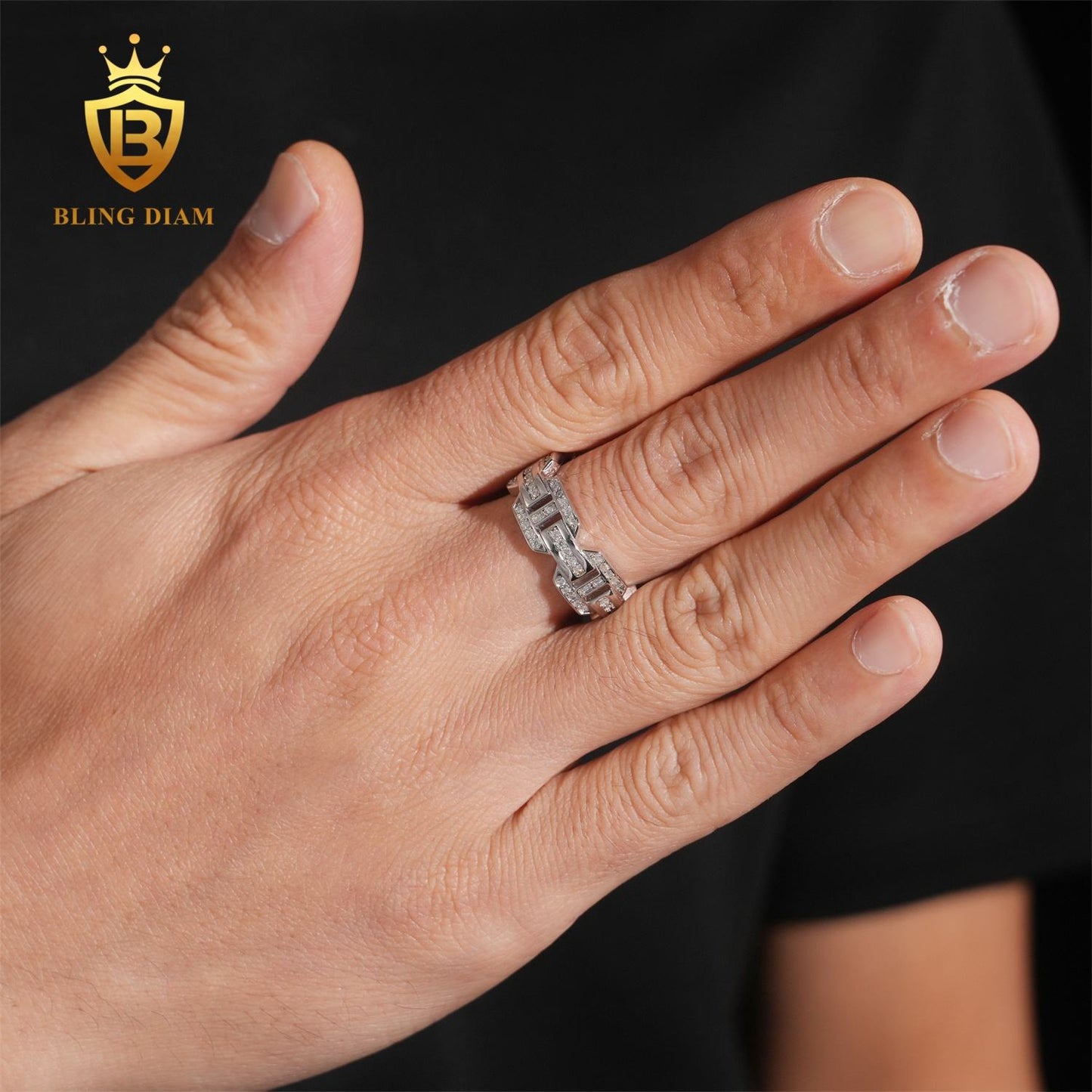 Fully Iced Out Custom Ring