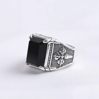 Retro Agate Ring