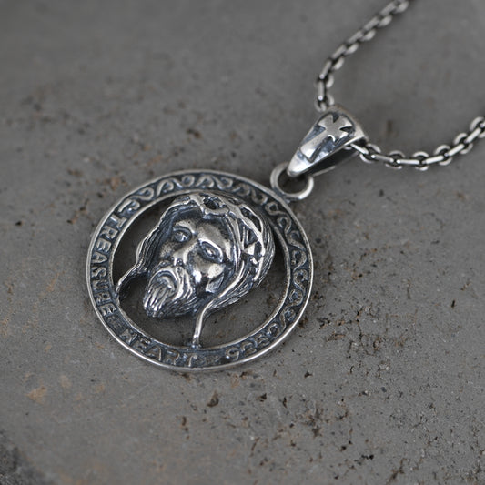 Jesus Portrait Necklace
