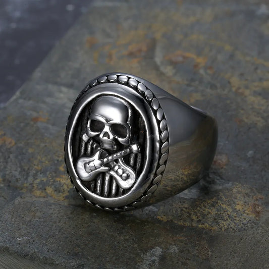 Skull Guitar Ring