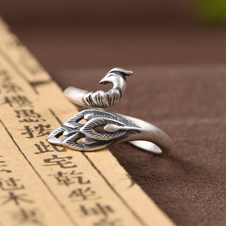 Peacock Adjustable ring