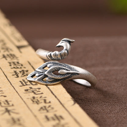 Peacock Adjustable ring