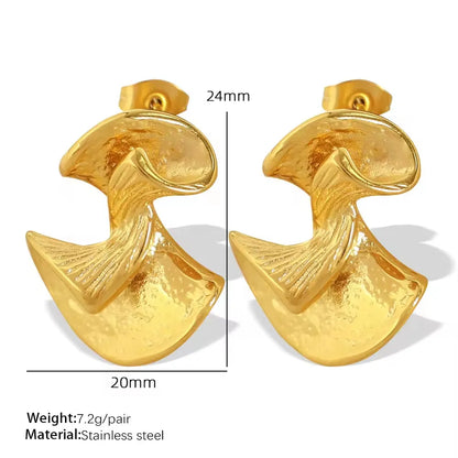 Ginkgo Leaf Earrings