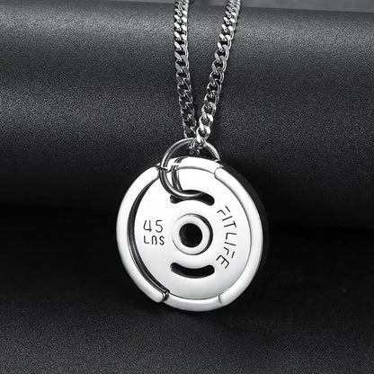Strength Plate Necklace