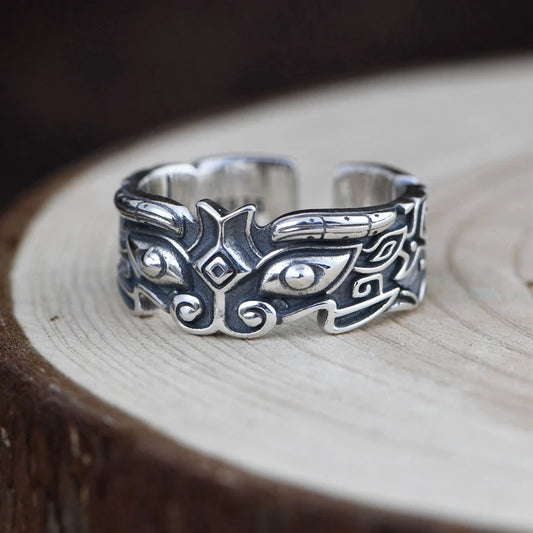 Silver Lion Ring