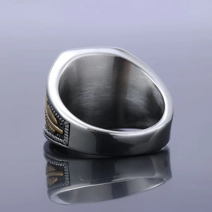 Knife feather Ring