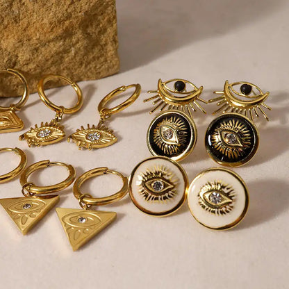 Geometric Hoop Earrings