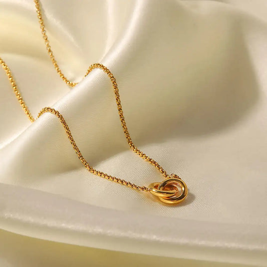 Interlocking Rings Necklace